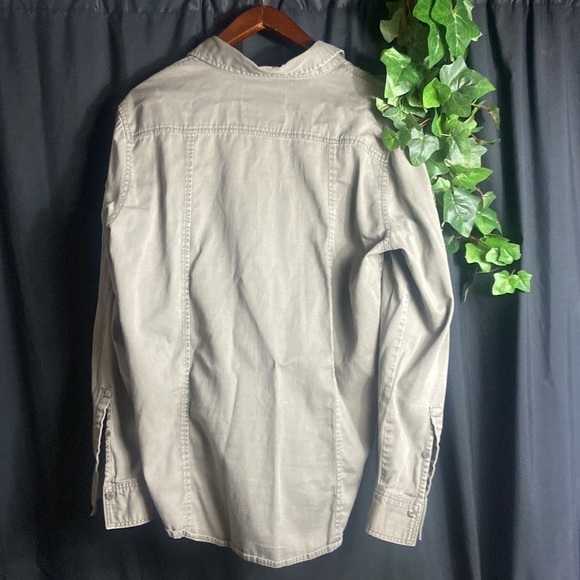 Seven Men's Long Sleeve Military Style Cargo Tactical Work Shirt - Picture 5 of 10